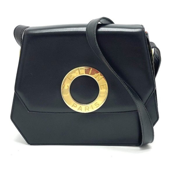 CELINE logo accordion Shoulder Bag - Picture 1 of 9